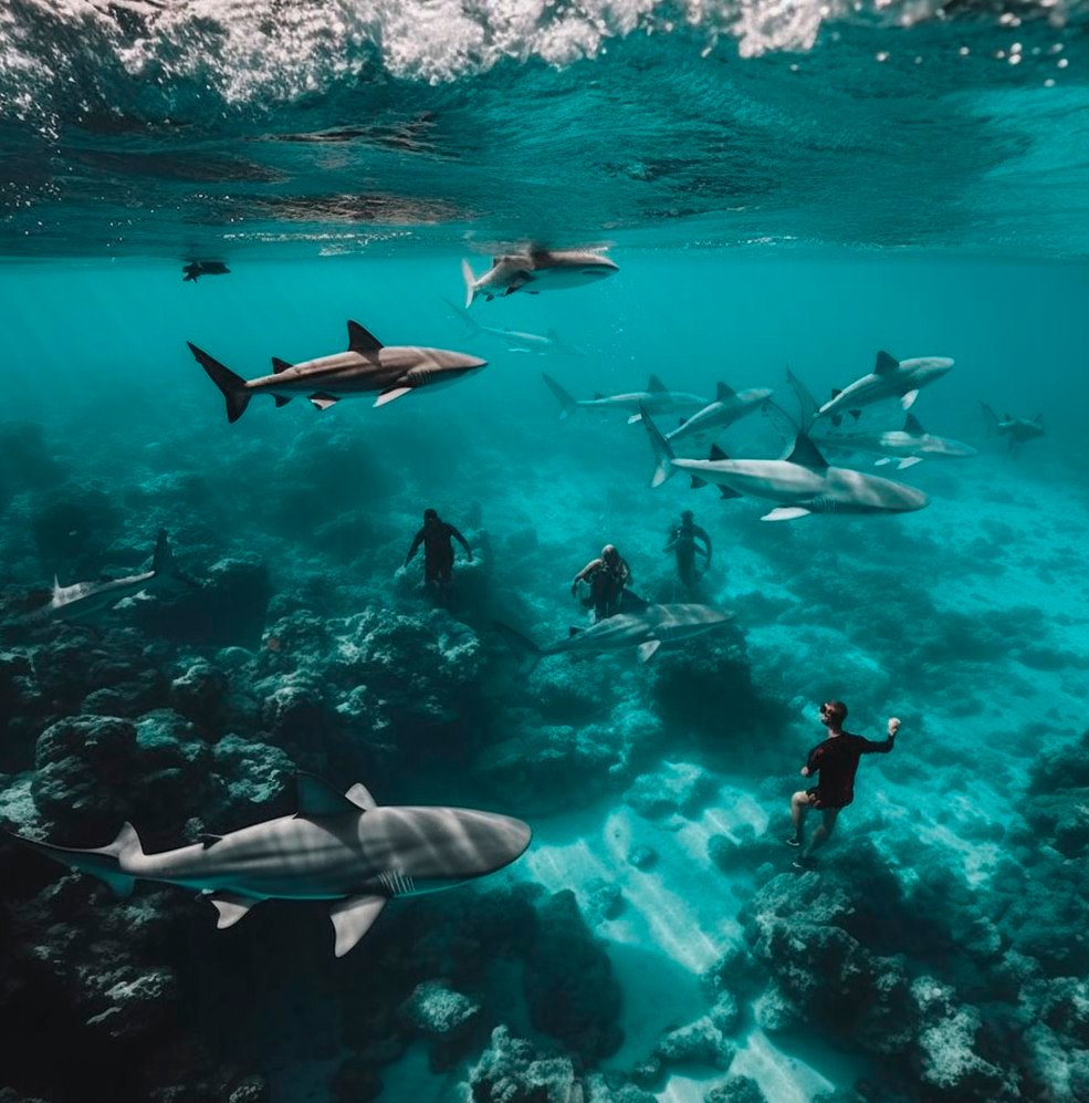 Можно ли купаться на Мальдивах с акулами